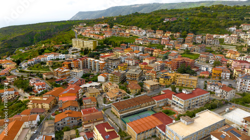 Photos Aerial view of Nicotera, an Italian municipality located in the province of Vibo Valentia in Calabria, Italy
