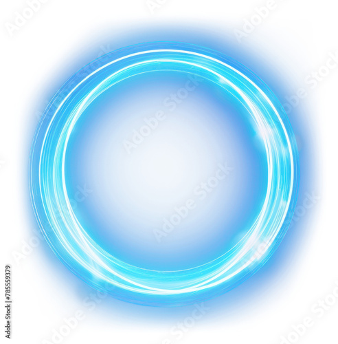 PNG Circle radius light technology blue