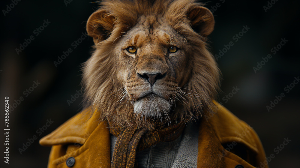 Fototapeta premium portrait of a lion