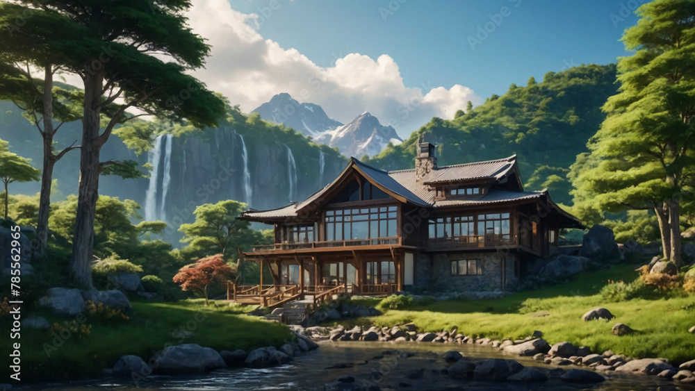 Vector illustration about beautiful landscape
Vector illustration about beautiful landscape