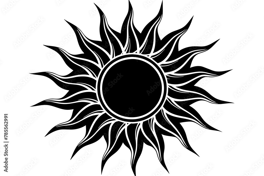 un silhouette vector illustration un silhouette vector illustration