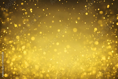 Yellow bokeh , a normal simple grainy noise grungy empty space or spray texture , a rough abstract retro vibe shine bright light and glow background template color gradient