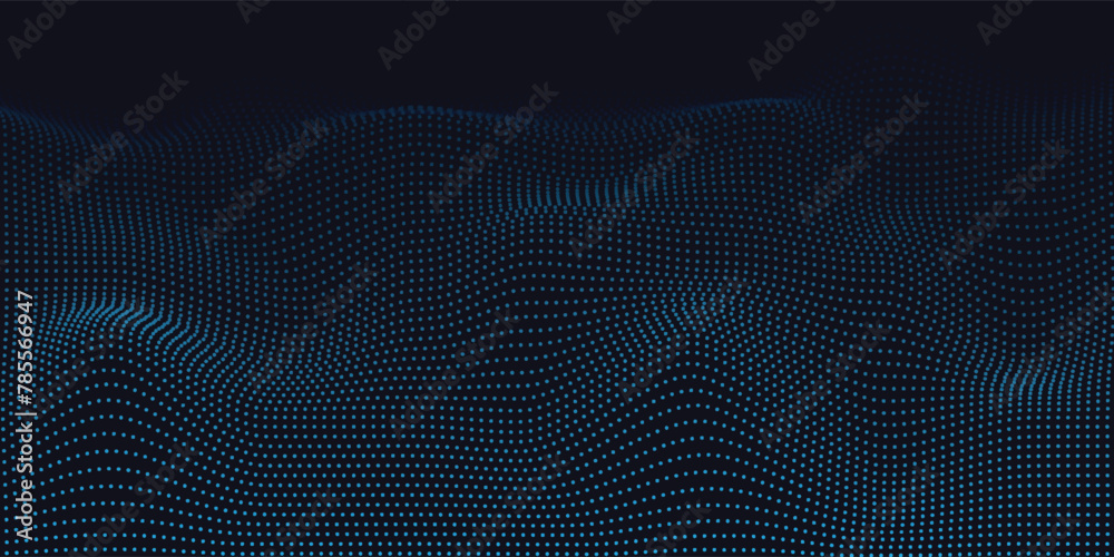 Lights background. Colored music wave. Big data digital code. Futuristic dots Illustration Lights background. Colored music wave. Big data digital code. Futuristic dots Illustration