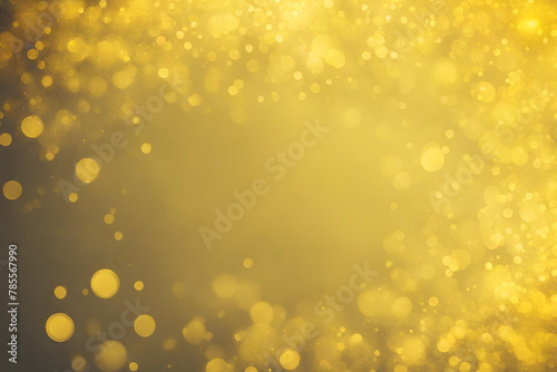 Yellow bokeh   a normal simple grainy noise grungy empty space or spray texture   a rough abstract retro vibe shine bright light and glow background template color gradient