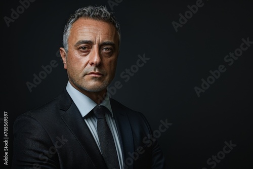 Man in a suit and tie posing for a picture
