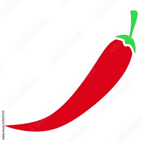 red chili pepper vector illustration