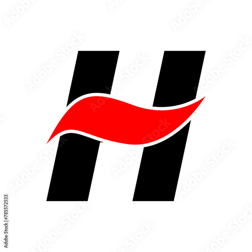 H Logo | H Vector logo | H black template

