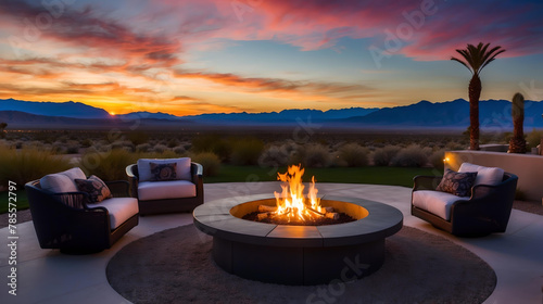 Fire Pit Feature