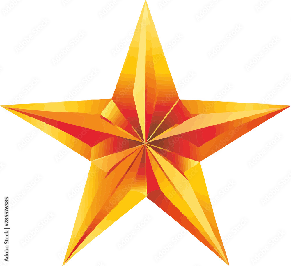 Obraz premium Shiny Star Illustration