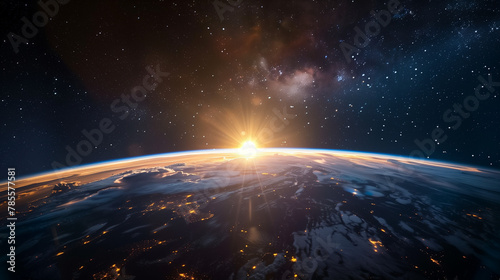 planet in space