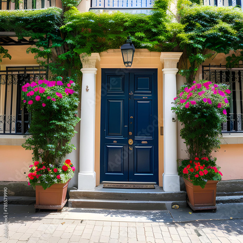 La Magia Detrás de la Puerta: Flores que Cuentan Secretos