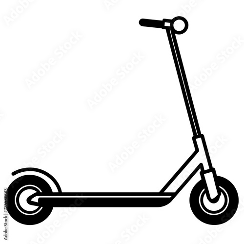  electric-scooter-black-silhouette-vector