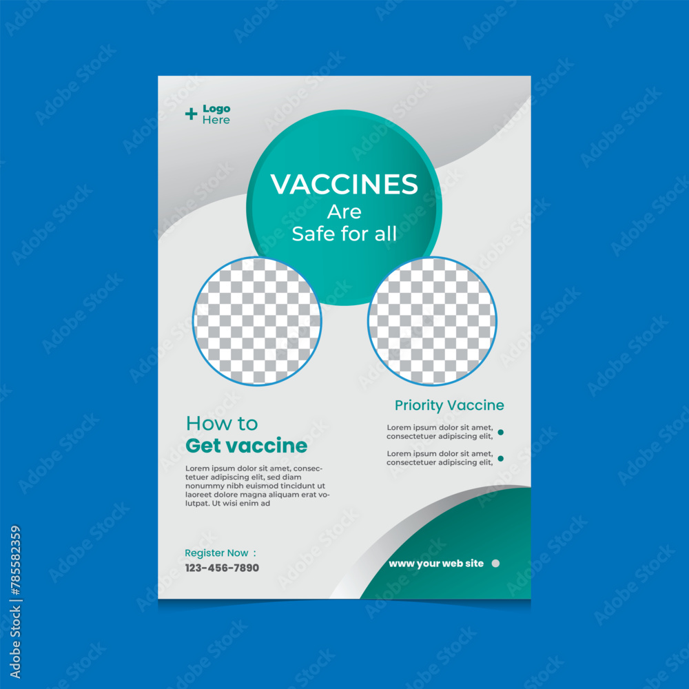 creative vaccine flyer design creative vaccine flyer design