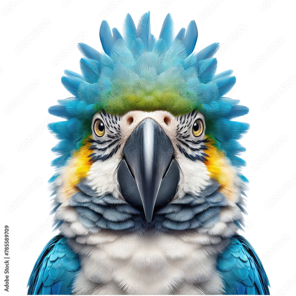 Fototapeta premium Isolated Cute Funny Animal on a Clear PNG Canvas, Generative AI
