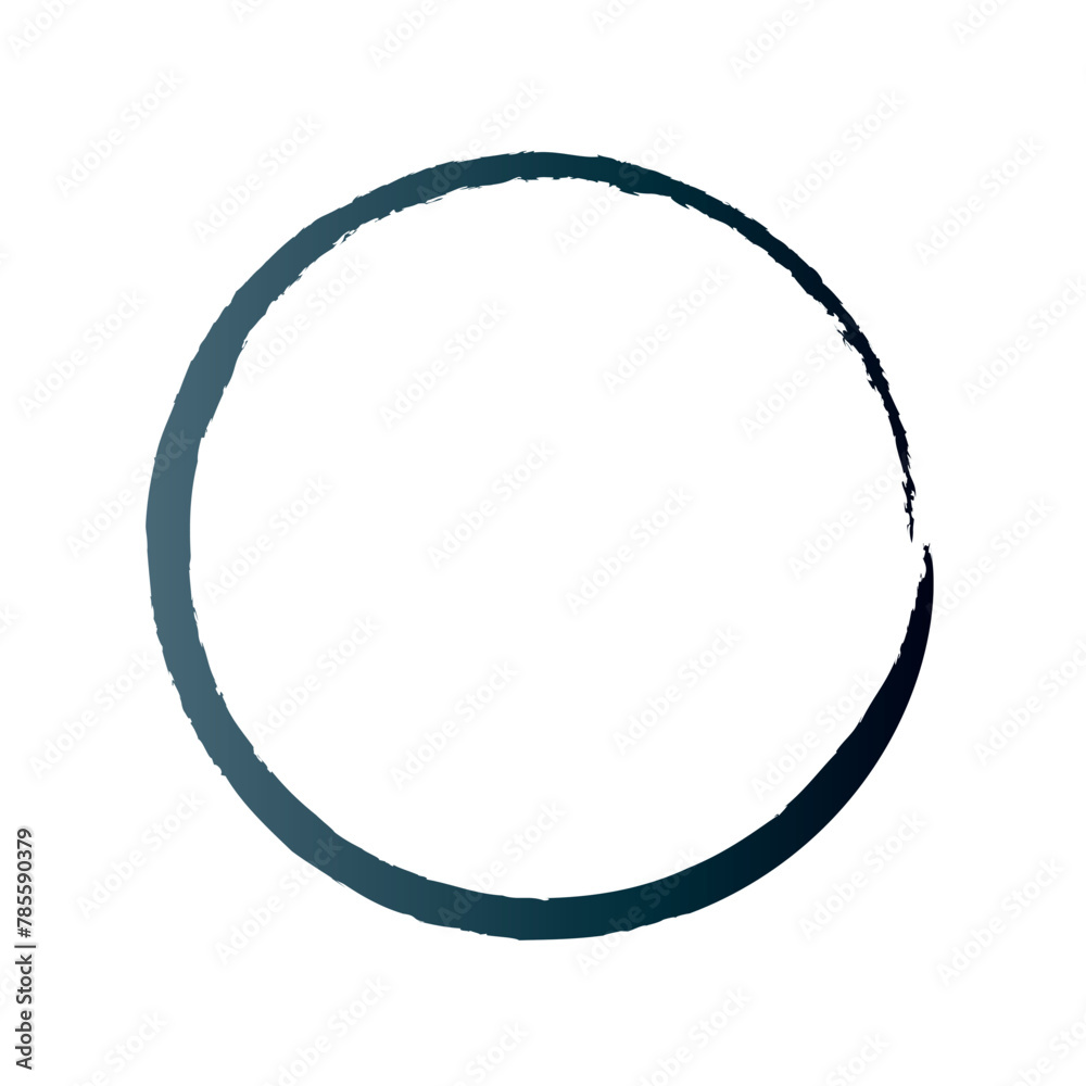 vector brush strokes circles of paint on white background. eps10 vector brush strokes circles of paint on white background. eps10