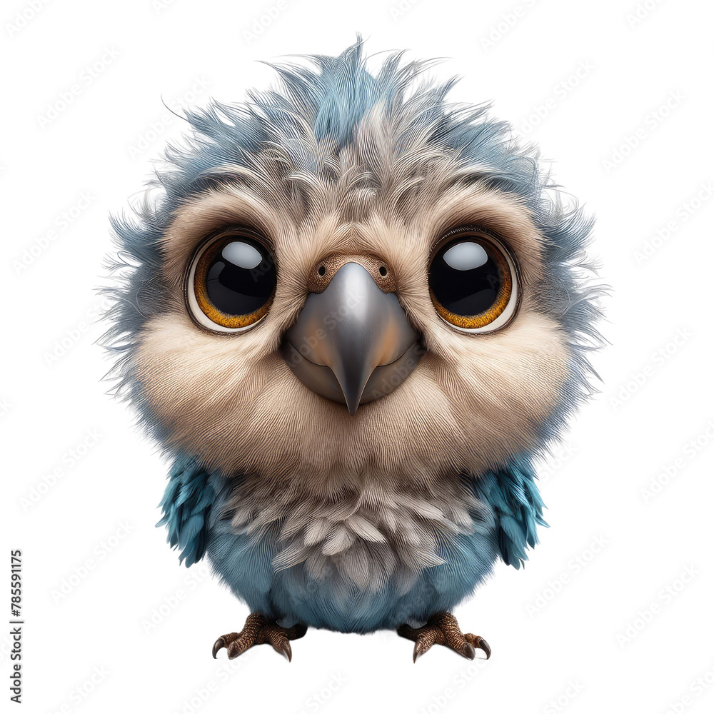 Isolated Cute Funny Animal on a Clear PNG Canvas, Generative AI Isolated Cute Funny Animal on a Clear PNG Canvas, Generative AI