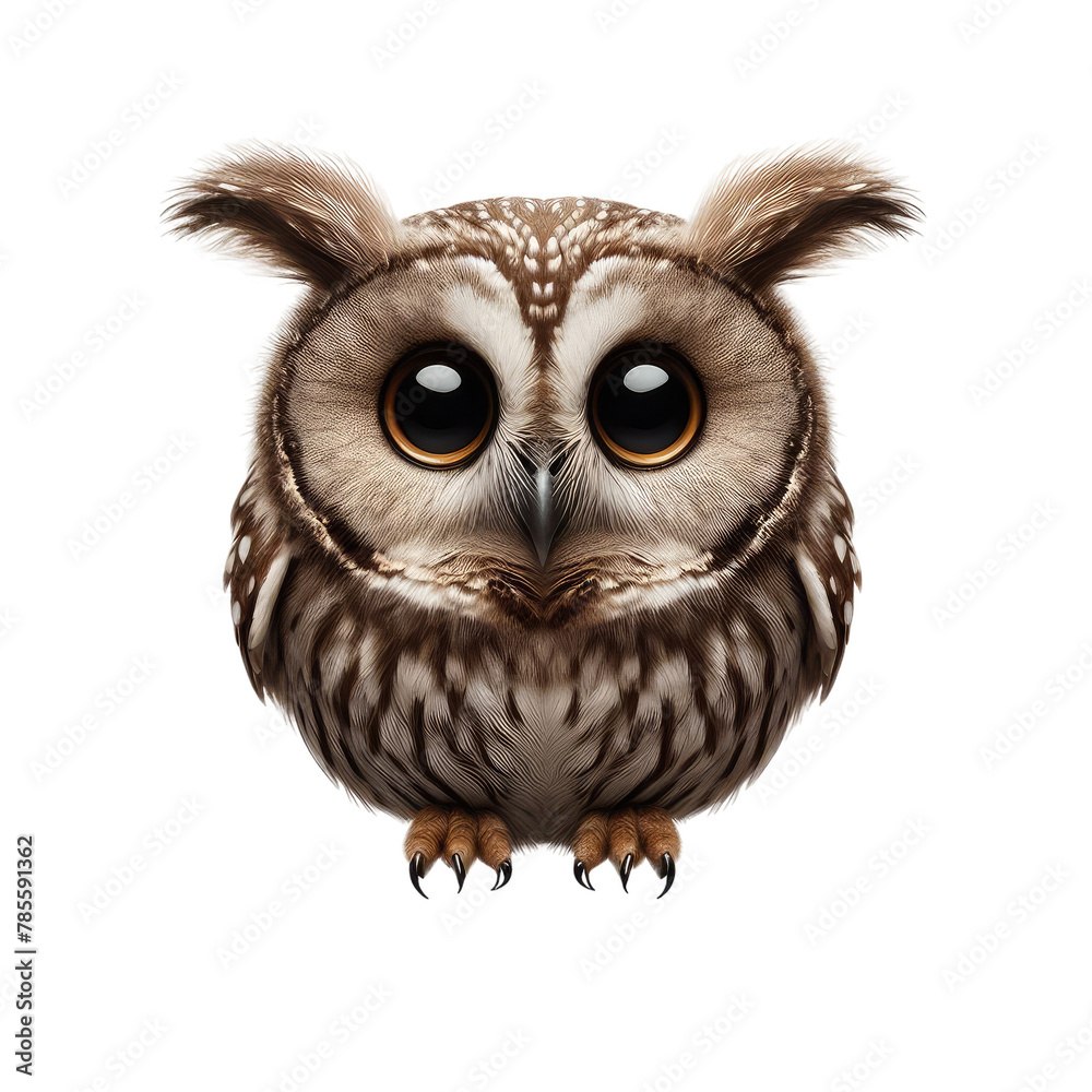 Obraz premium Isolated Cute Funny Animal on a Clear PNG Canvas, Generative AI
