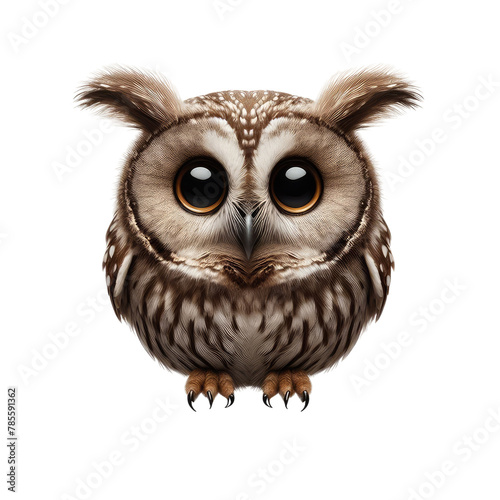 Isolated Cute Funny Animal on a Clear PNG Canvas, Generative AI