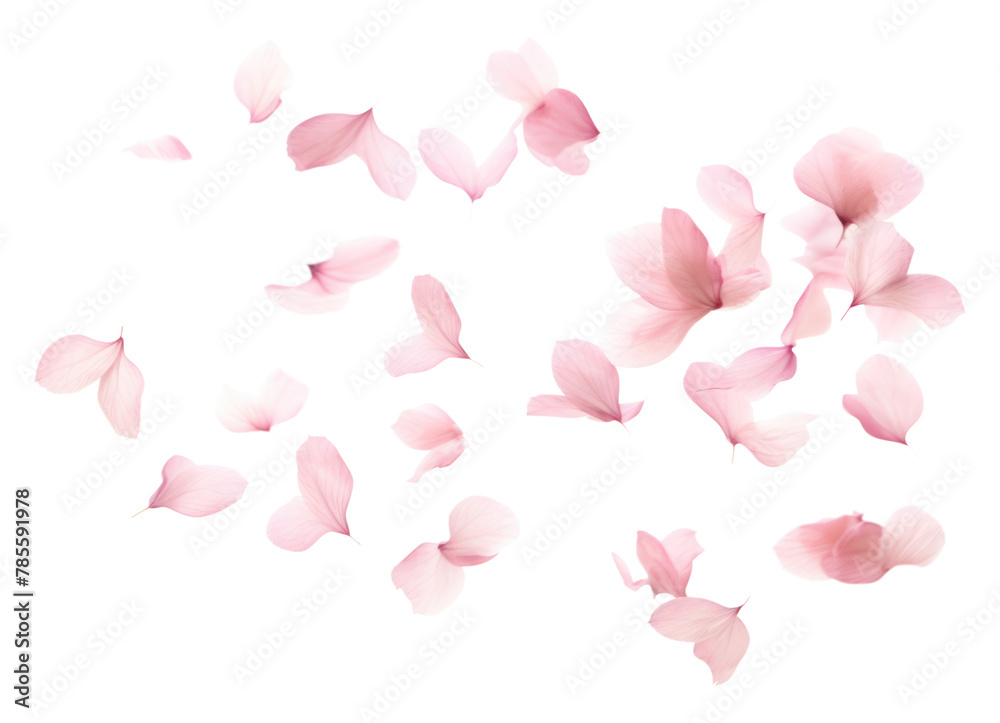 PNG Sakura leaves falling backgrounds flower petal