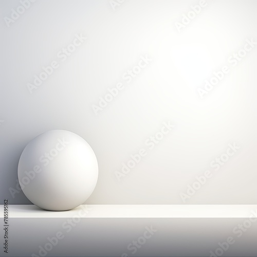 White gradient background with blur effect, light white and dark white color, flat design, minimalist style © Celina