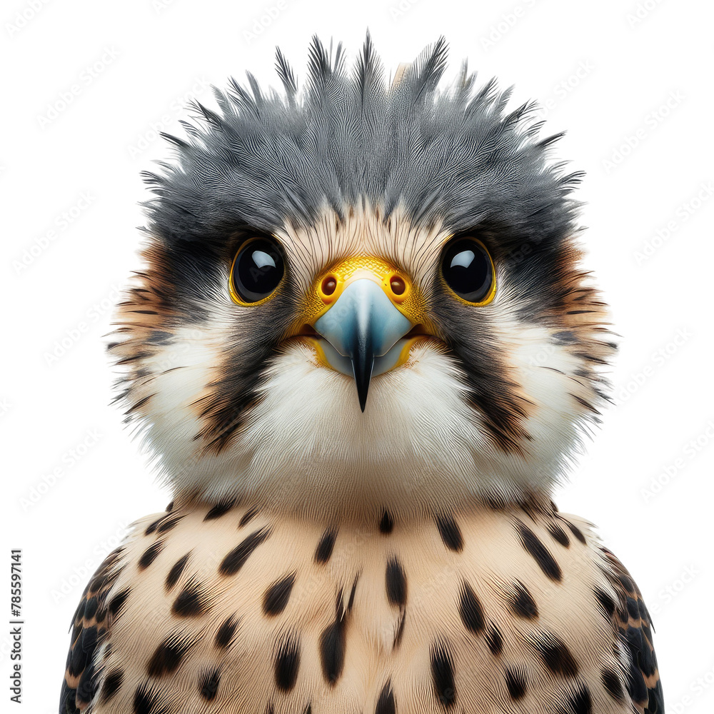 Fototapeta premium Isolated Cute Funny Animal on a Clear PNG Canvas, Generative AI