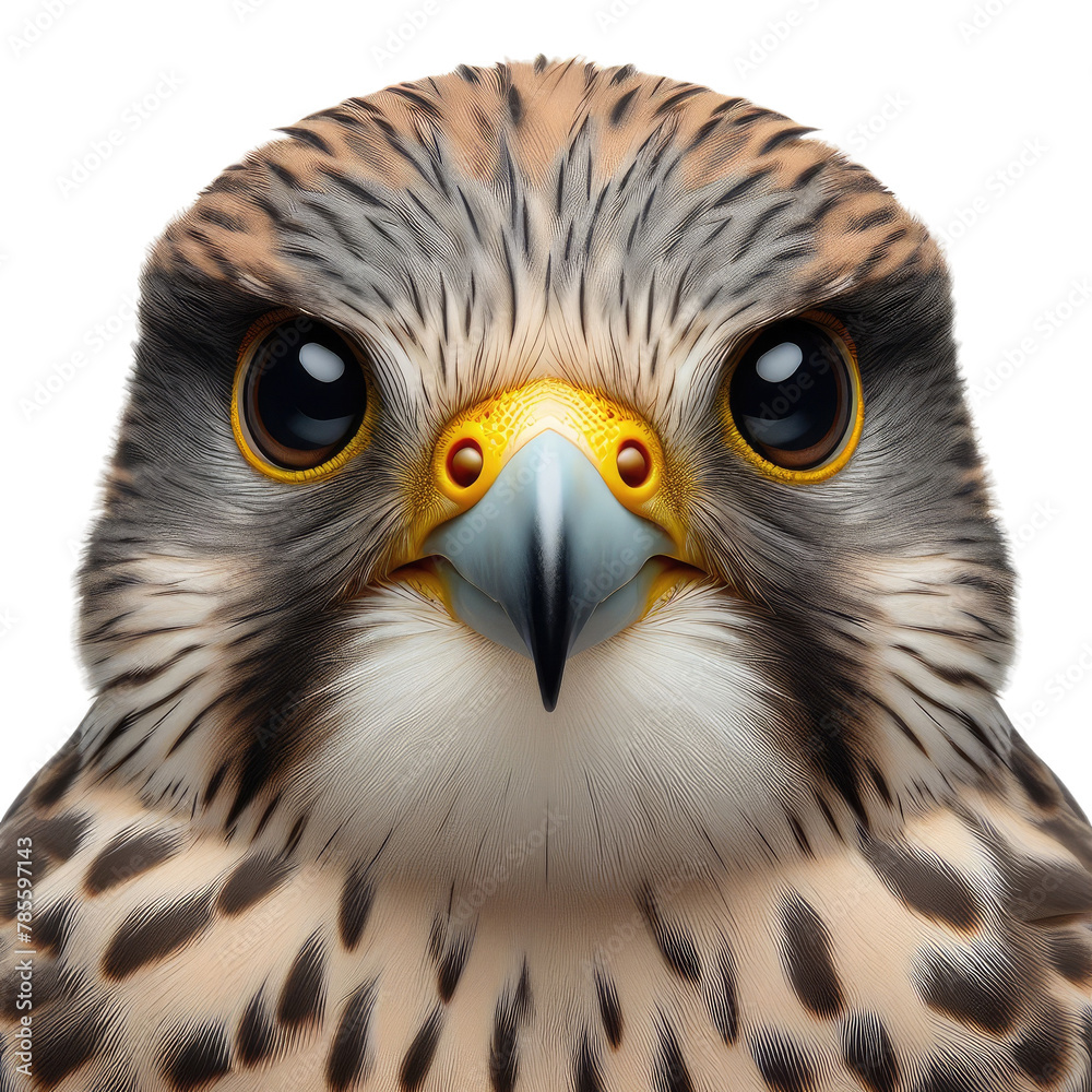 Fototapeta premium Isolated Cute Funny Animal on a Clear PNG Canvas, Generative AI