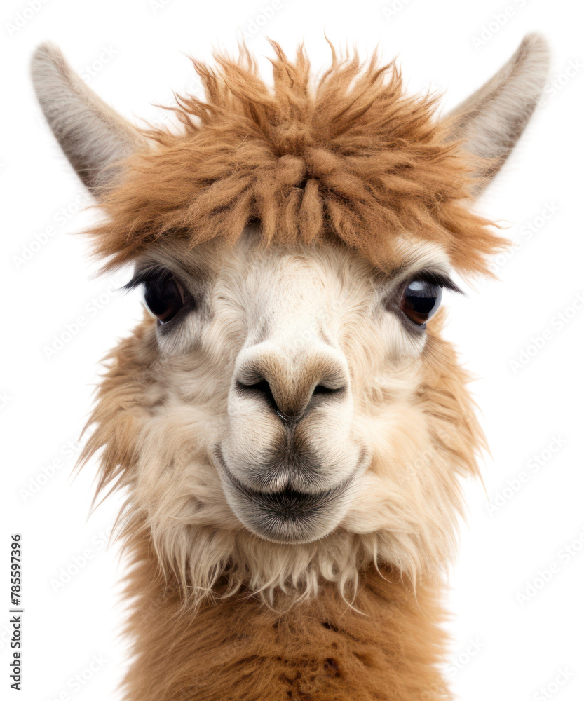 Obraz premium PNG Lama animal mammal alpaca