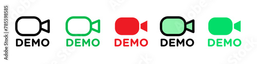 Educational Demo Video Icon for Online Learning Guides