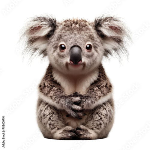 Isolated  Cute Funny Animal on a Clear PNG Canvas, Generative AI © faical