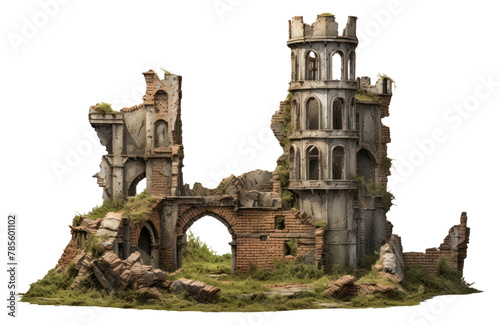 PNG Medieval castel ruins architecture building castle