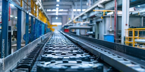 conveyor line metal industry © Mykhaylo