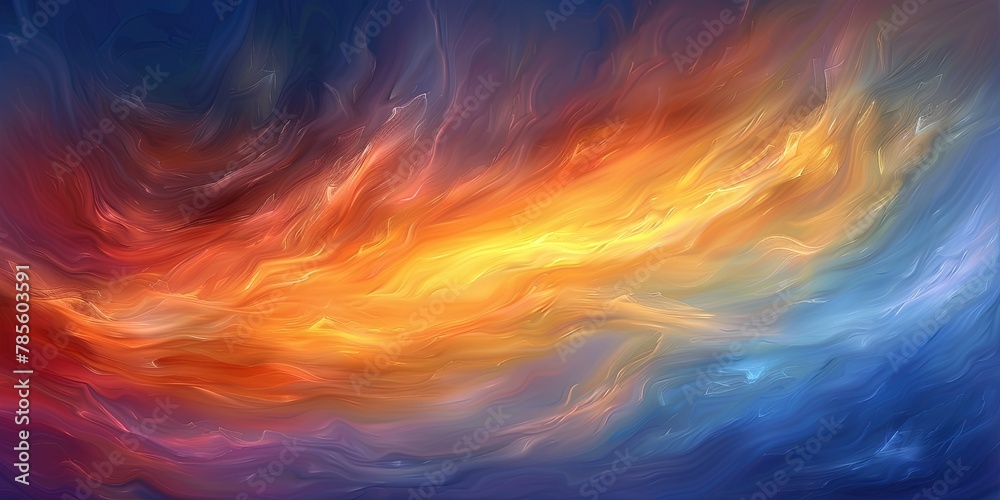 colorful sunset like abstract background wallpaper image with orange, blue, and purple, 