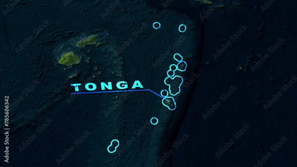 Tonga World Map