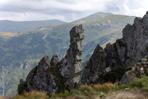 Beautiful view in the Carpathians. Spitzi Mountains. Ukraine photo