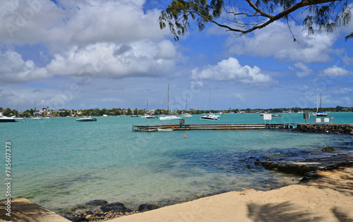 picturesque city of Grand Bay in Mauritius Republic © PackShot