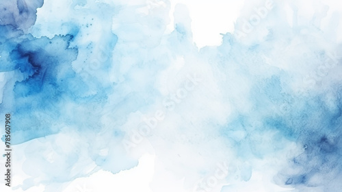 Hand painted watercolor sky and clouds  abstract watercolor background  illustration