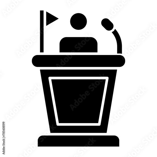 Politician Icon Design