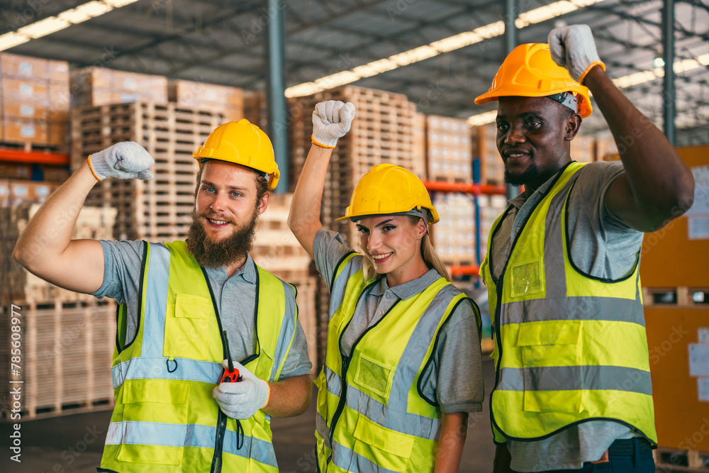 Group of various national engineer professional successful team corporate workers standing in factory, teamwork technician inspector of manufacturing industry workplace, foreman occupation job Group of various national engineer professional successful team corporate workers standing in factory, teamwork technician inspector of manufacturing industry workplace, foreman occupation job