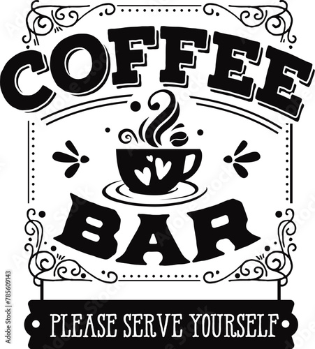 Stylish , fashionable and awesome coffee typography art and illustrator, Print ready vector  handwritten phrase coffee T shirt hand lettered calligraphic design.coffee cup Vector illustration bundle.