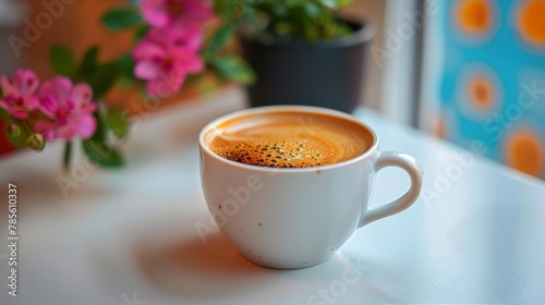 A Cup of Tea on Table