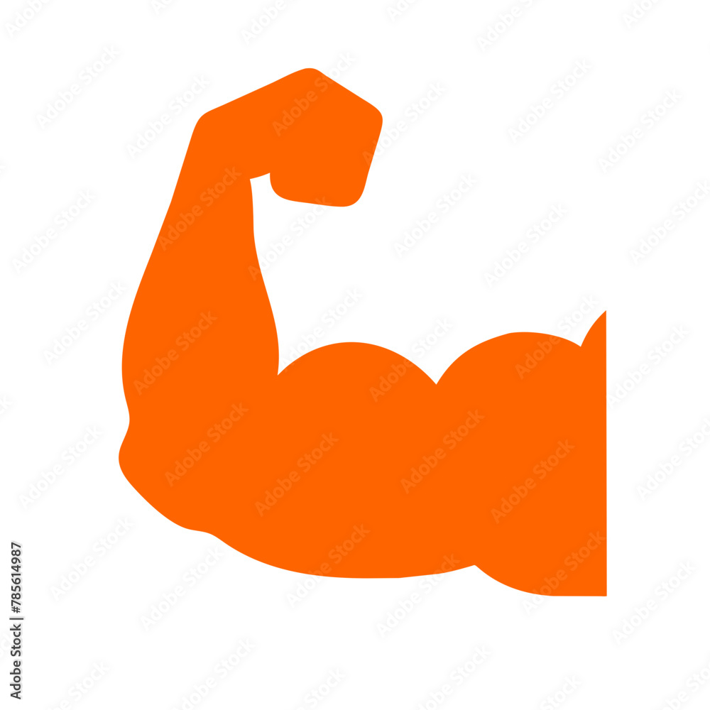 Strong Muscular Arm icon vector graphics element silhouette sign symbol illustration on a Transparent Background Strong Muscular Arm icon vector graphics element silhouette sign symbol illustration on a Transparent Background