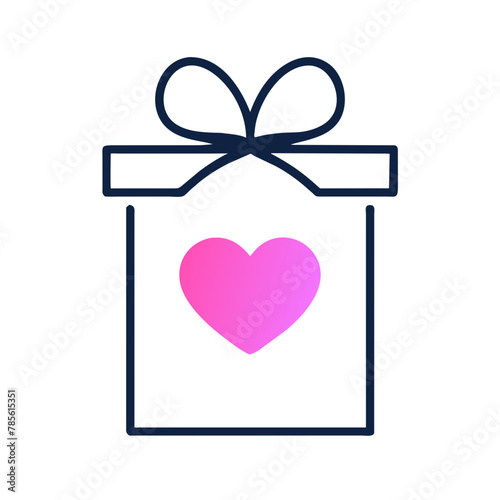 Wedding Favors icon vector graphics element silhouette sign symbol illustration on a Transparent Background