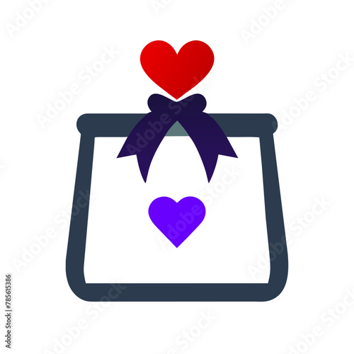 Wedding Favors icon vector graphics element silhouette sign symbol illustration on a Transparent Background