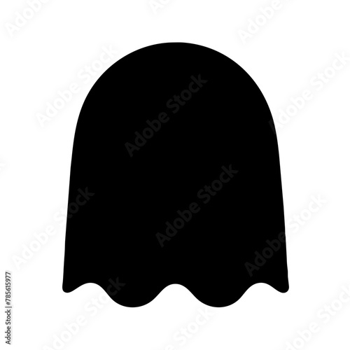 Wedding Veil icon vector graphics element silhouette sign symbol illustration on a Transparent Background