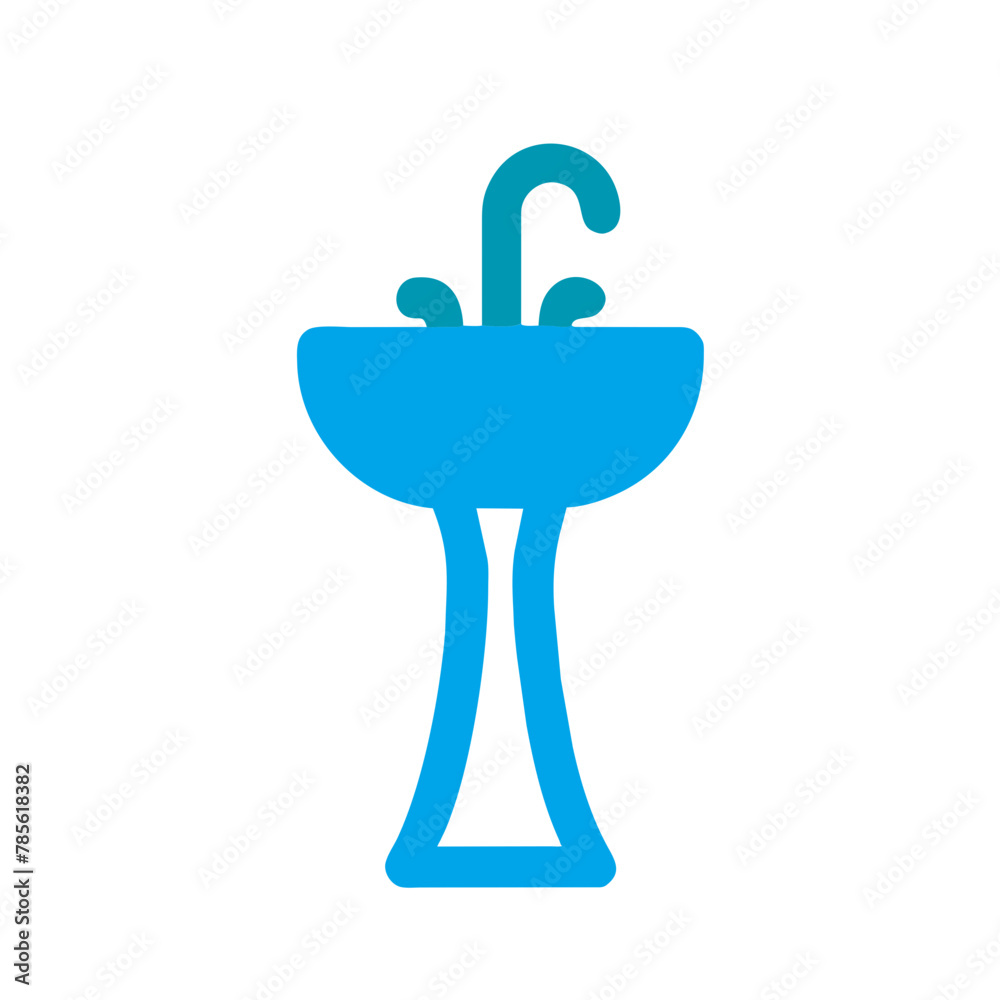 Bathroom Sink icon vector graphics element silhouette sign symbol illustration on a Transparent Background Bathroom Sink icon vector graphics element silhouette sign symbol illustration on a Transparent Background