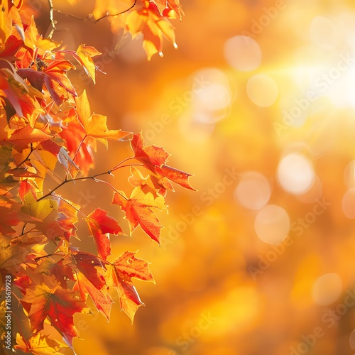 Golden Glow  Embracing Vibrant Autumn Foliage