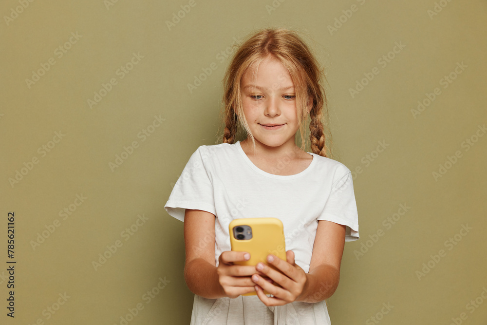 Captured Moments: Beautiful Young Girl Embracing Technology and Creating Memories Captured Moments: Beautiful Young Girl Embracing Technology and Creating Memories