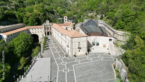 The catholic sanctuary of San Francesco di Paola, famous pilgrimage destination in Calabria region in Italy