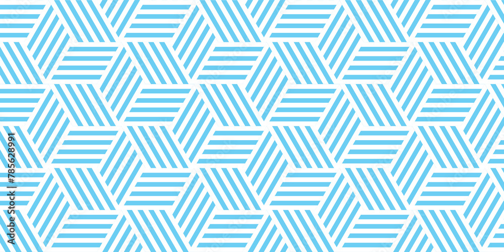 geometric cubic background. texture from blue and white lines geometric cubic background. texture from blue and white lines