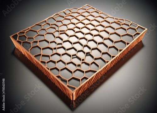 abstract background made of hexagons